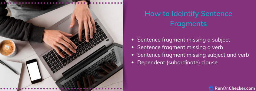 how to identify a sentence fragment